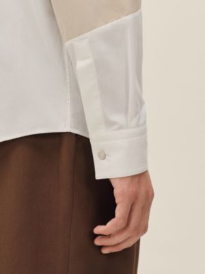 "En diagonale" boxy fit shirt, View: Worn, worn, view 6 of 6