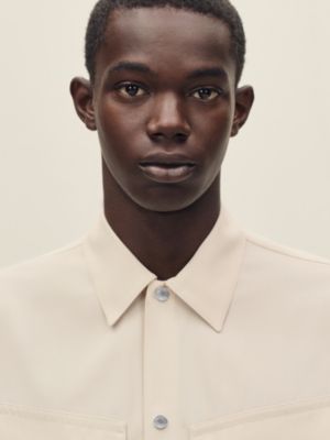 Boxy fit overshirt, View: Worn, worn, view 4 of 6