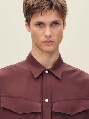 オーバーシャツ ボクシーフィット, イメージ: 着用例, worn, ビュー4の6