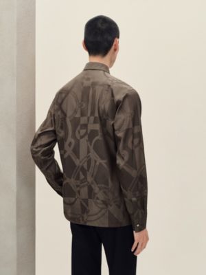 シャツ 《エプロン・ドール》 ジャカード, イメージ: 着用例, worn, ビュー4の6