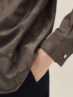 シャツ 《エプロン・ドール》 ジャカード, イメージ: 着用例, worn, ビュー6の6