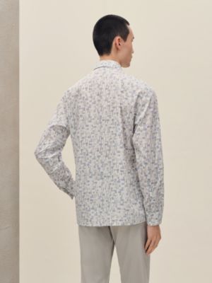 "Metal au Carre" straight cut shirt, View: Worn, worn, view 3 of 5