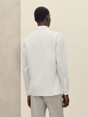 "Eperon d'Or 3D" straight cut shirt, View: Worn, worn, view 4 of 7