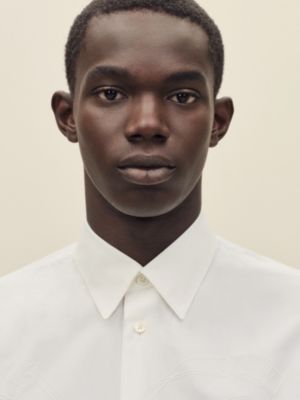 "Eperon d'Or 3D" straight cut shirt, View: Worn, worn, view 5 of 7