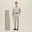 "Eperon d'Or 3D Ray" straight cut shirt, gris