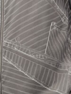 "Vent Portant Finesse" zipped jacket, View: Worn, worn, view 6 of 6