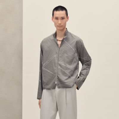 エルメス HERMES 96-7611 シャツ エルメスクルーネック Tシャツ H刺繍 Lサイズ 白 メンズ コットン100