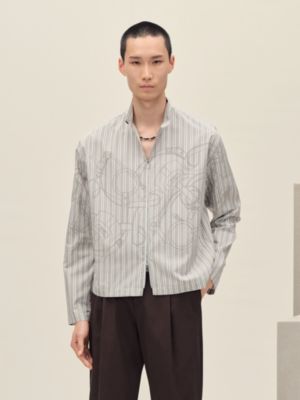 "Eperon d'Or 3D Ray" zipped jacket, View: Worn, worn, view 3 of 7