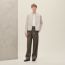 "Eperon d'Or 3D Ray" zipped jacket, craie
