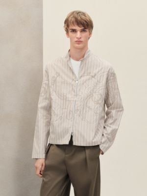 "Eperon d'Or 3D Ray" zipped jacket, View: Worn, worn, view 2 of 6