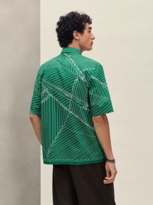 "Vent Portant Finesse" short-sleeve straight cut shirt, View: Worn, worn, view 3 of 5