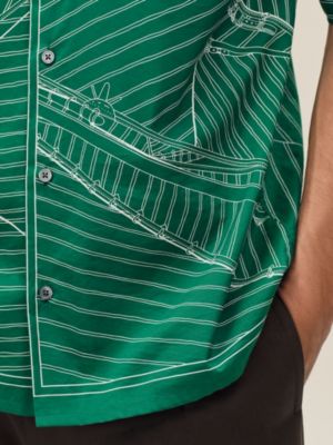 "Vent Portant Finesse" short-sleeve straight cut shirt, View: Worn, worn, view 5 of 5