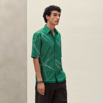 グリーン - メンズ, ウェア, シャツ | Hermès - エルメス-公式サイト