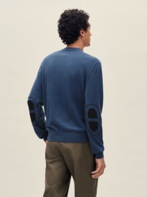 ラウンドネックニット 《マイヨン・シェーヌ・ダンクル》, イメージ: 着用例, worn, ビュー3の5