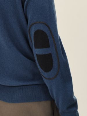 ラウンドネックニット 《マイヨン・シェーヌ・ダンクル》, イメージ: 着用例, worn, ビュー5の5