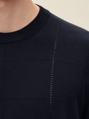 "Jeu de points sellier" crewneck sweater, View: Worn, worn, view 5 of 5