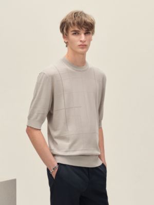"Jeu de points sellier" crewneck sweater, View: Worn, worn, view 2 of 5