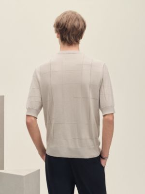 "Jeu de points sellier" crewneck sweater, View: Worn, worn, view 3 of 5