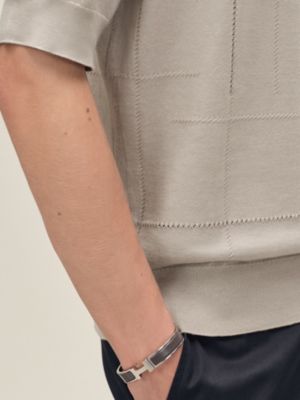 "Jeu de points sellier" crewneck sweater, View: Worn, worn, view 4 of 5