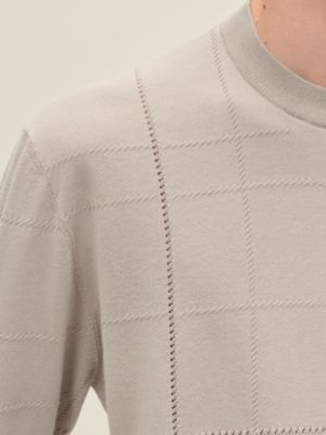 "Jeu de points sellier" crewneck sweater, View: Worn, worn, view 5 of 5