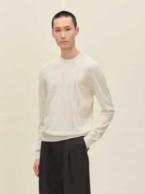 ショートスリーブニット 《ジュ・ドゥ・ポワン・セリエ》, イメージ: 着用例, worn, ビュー3の6