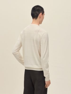 ショートスリーブニット 《ジュ・ドゥ・ポワン・セリエ》, イメージ: 着用例, worn, ビュー4の6