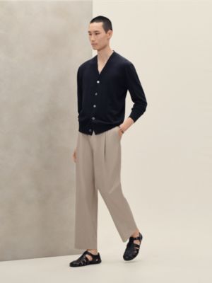 "Jeu de points sellier" buttoned cardigan