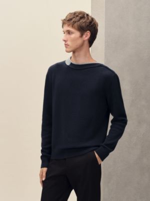 ラウンドネックニット 《デタイユ・コロレ》, イメージ: 着用例, worn, ビュー2の5