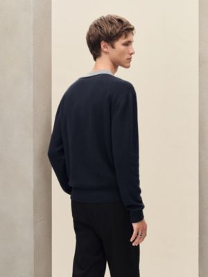 ラウンドネックニット 《デタイユ・コロレ》, イメージ: 着用例, worn, ビュー3の5