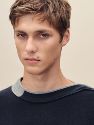 ラウンドネックニット 《デタイユ・コロレ》, イメージ: 着用例, worn, ビュー4の5
