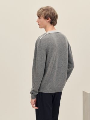 ラウンドネックニット 《デタイユ・コロレ》, イメージ: 着用例, worn, ビュー3の5