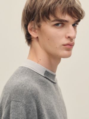 ラウンドネックニット 《デタイユ・コロレ》, イメージ: 着用例, worn, ビュー4の5