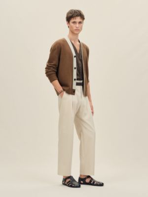 "Detail colore" buttoned cardigan