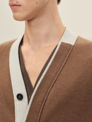 "Detail colore" buttoned cardigan, View: Worn, worn, view 4 of 5