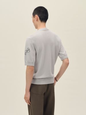 "Ancre en H Mini" crewneck sweater, View: Worn, worn, view 3 of 4