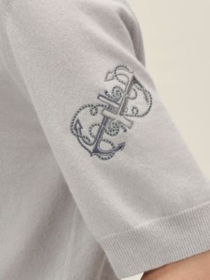 "Ancre en H Mini" crewneck sweater, View: Worn, worn, view 4 of 4