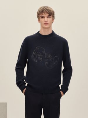 ラウンドネックニット 《アンクル・アン・H》, イメージ: 着用例, worn, ビュー2の5