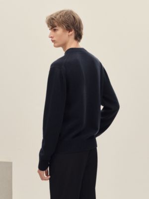 ラウンドネックニット 《アンクル・アン・H》, イメージ: 着用例, worn, ビュー3の5