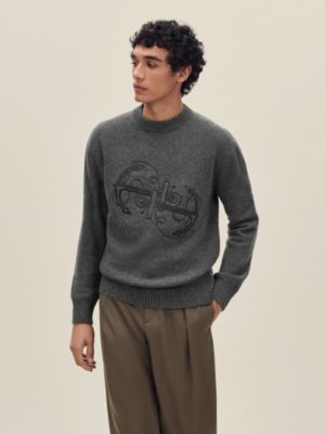 ラウンドネックニット 《アンクル・アン・H》, イメージ: 着用例, worn, ビュー2の5
