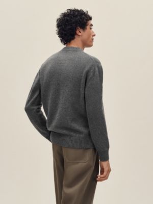ラウンドネックニット 《アンクル・アン・H》, イメージ: 着用例, worn, ビュー3の5