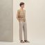 "Horizon Colore" vest, kraft