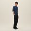 Pull col rond «&nbsp;H Vibration&nbsp;», indigo