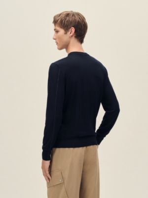 Jersey con cuello redondo "H Étrivière", Vista: Ver artículo puesto, worn, vista 3 de 5