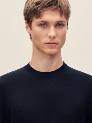 Jersey con cuello redondo "H Étrivière", Vista: Ver artículo puesto, worn, vista 4 de 5