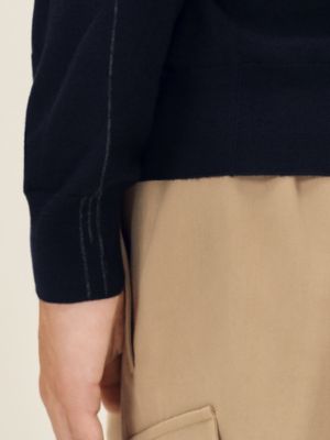 Jersey con cuello redondo "H Étrivière", Vista: Ver artículo puesto, worn, vista 5 de 5
