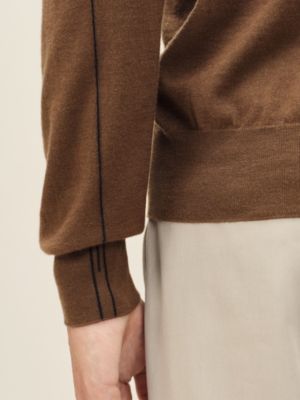 ラウンドネックニット 《Hエトリヴィエール》, イメージ: 着用例, worn, ビュー5の5