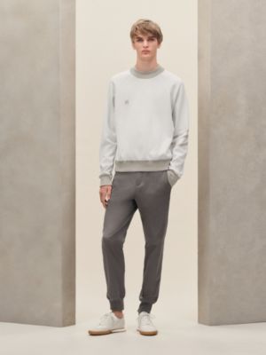 "H Golf" reversible crewneck sweater, View: Worn, worn, view 2 of 8