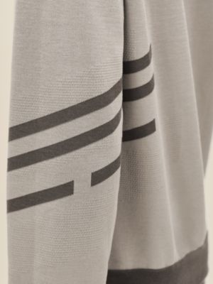 "H Golf" reversible crewneck sweater, View: front, front, view 6 of 8