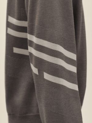 "H Golf" reversible crewneck sweater, View: front, front, view 7 of 8