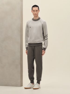 "H Golf" reversible crewneck sweater, View: Worn, worn, view 2 of 8
